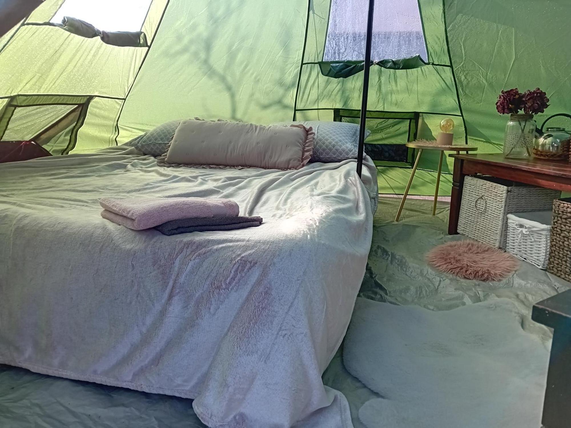 Indian Tent Tipi In Shared Lot And Shared Bathroom Mrse Dış mekan fotoğraf