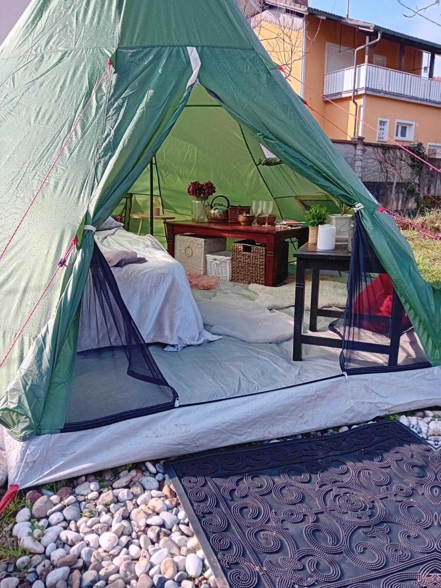 Indian Tent Tipi In Shared Lot And Shared Bathroom Mrse Dış mekan fotoğraf
