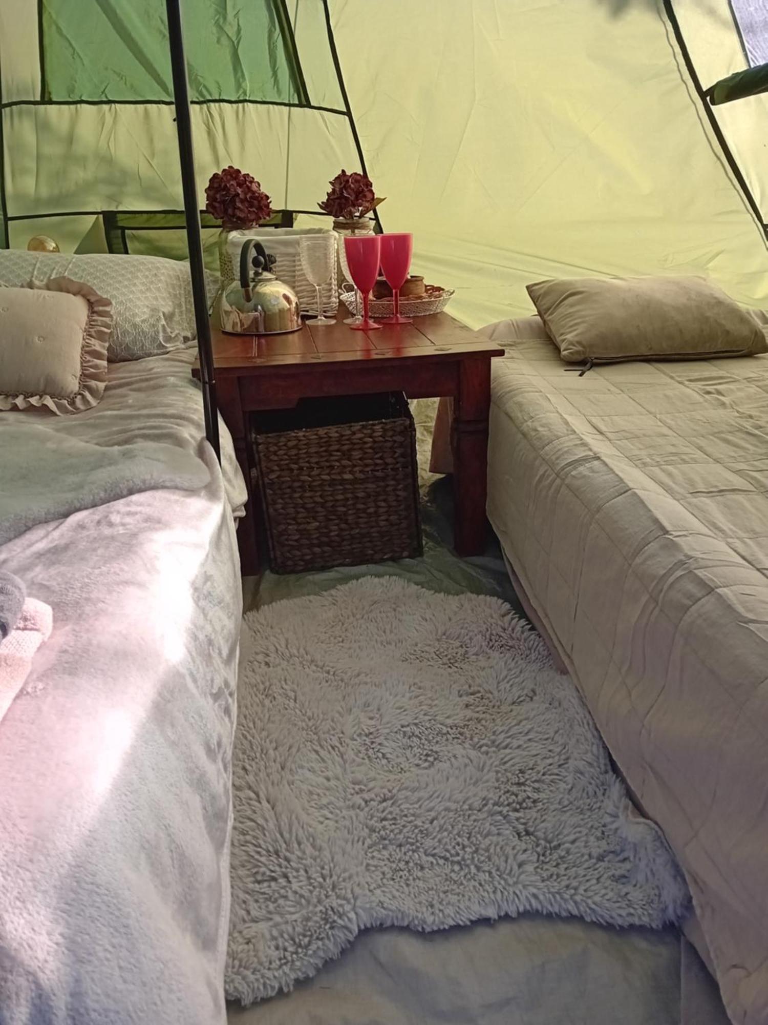 Indian Tent Tipi In Shared Lot And Shared Bathroom Mrse Dış mekan fotoğraf