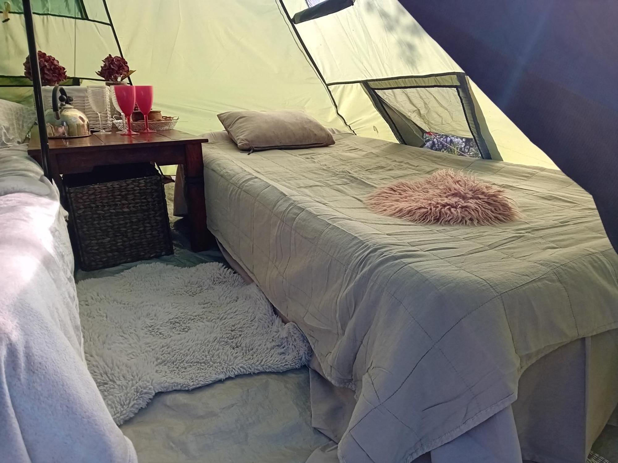 Indian Tent Tipi In Shared Lot And Shared Bathroom Mrse Dış mekan fotoğraf