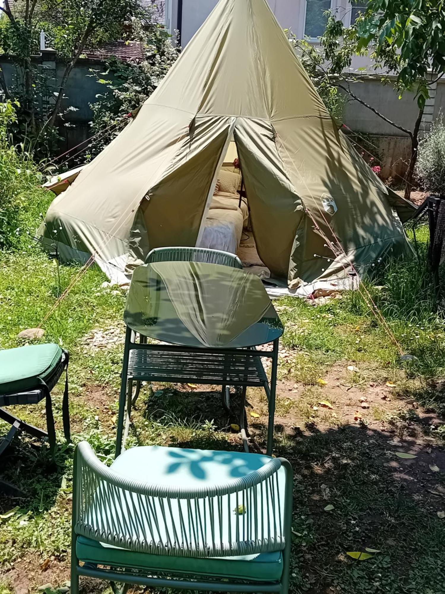 Indian Tent Tipi In Shared Lot And Shared Bathroom Mrse Dış mekan fotoğraf